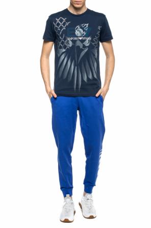 Logo-printed sweatpants, zdjęcie 2 Logo-printed sweatpants od EA7 Emporio Armani